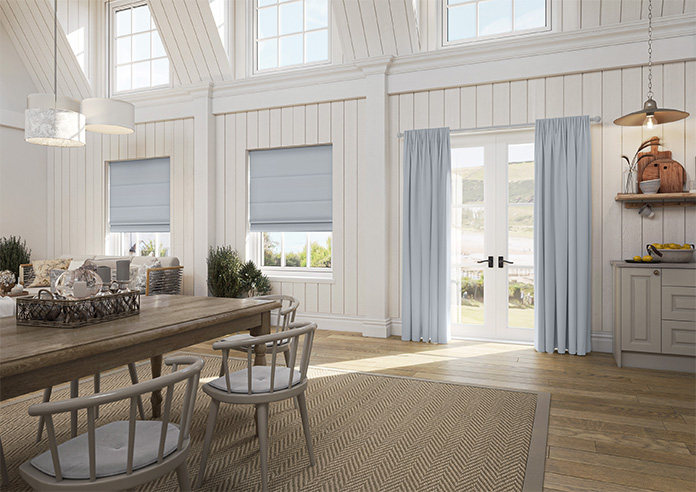 Menton, Cloud Blue - Made to Measure Curtains - Image 8